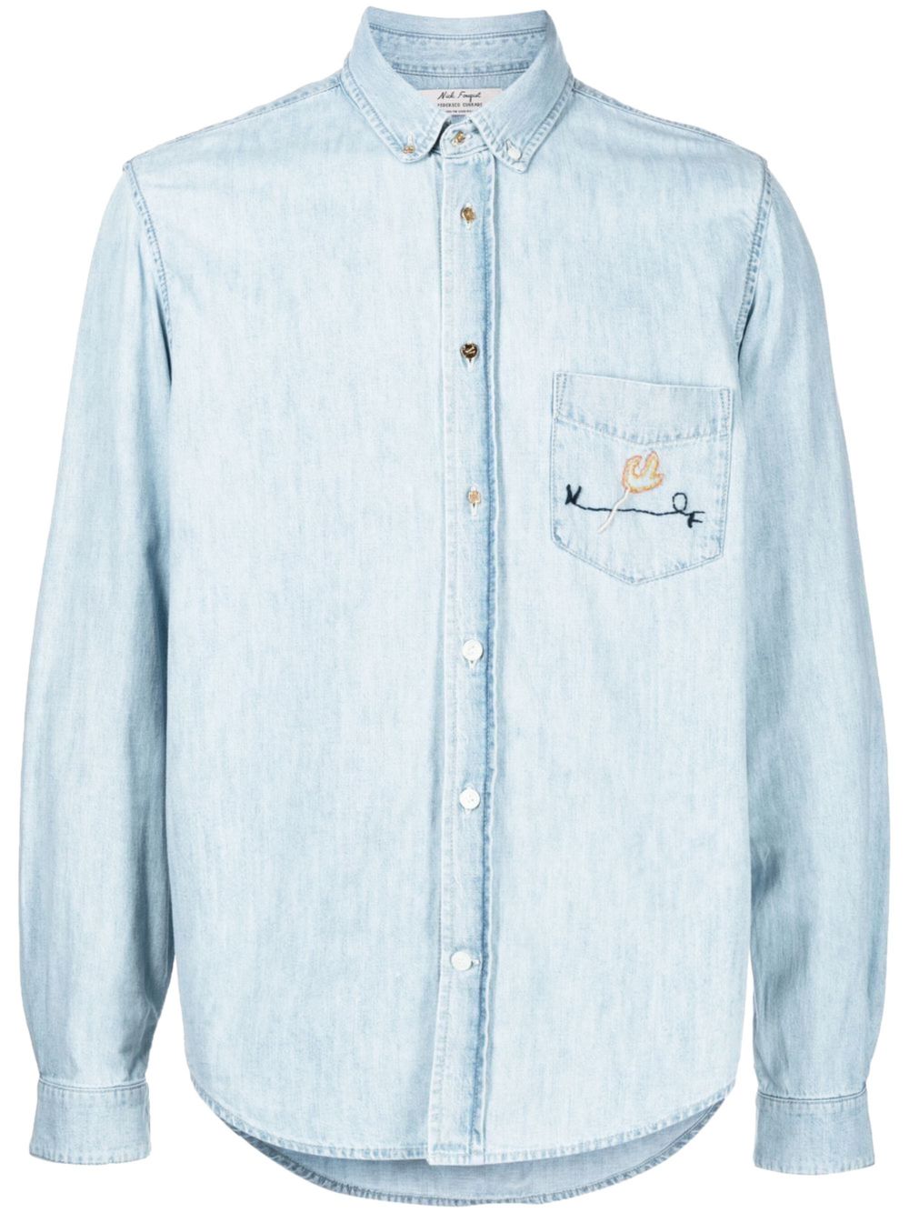 Embroidered shirt - Blue