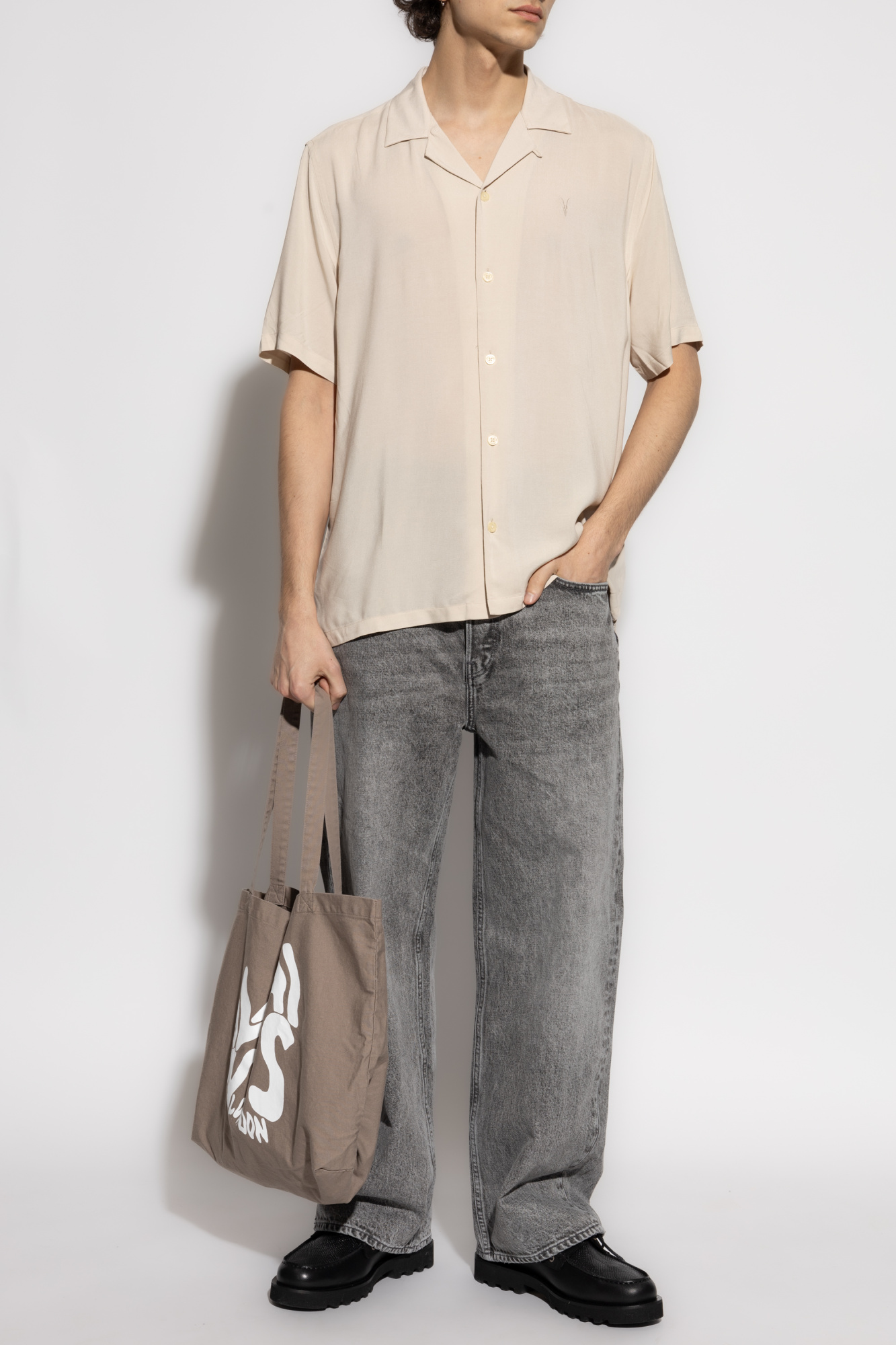 Shirt Venice, Men's, Cream