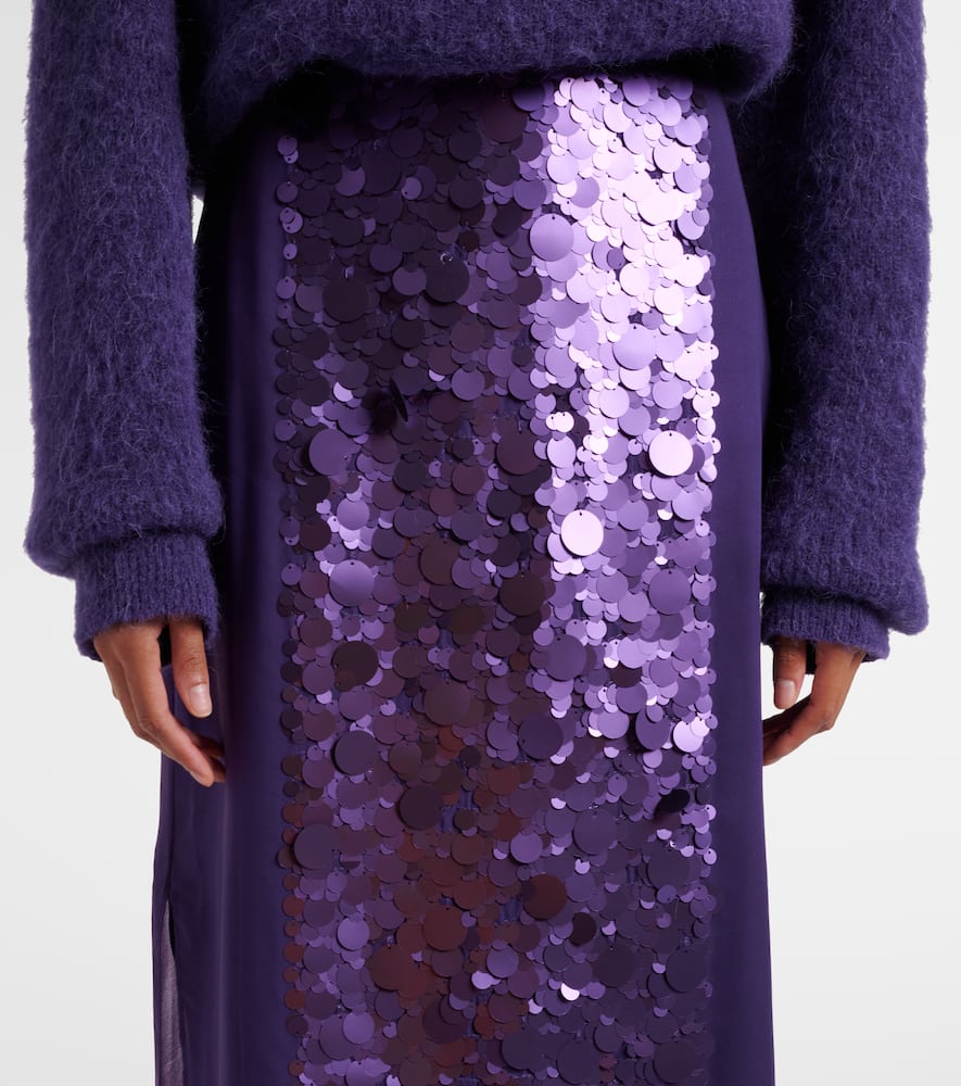 Cambo sequined midi skirt