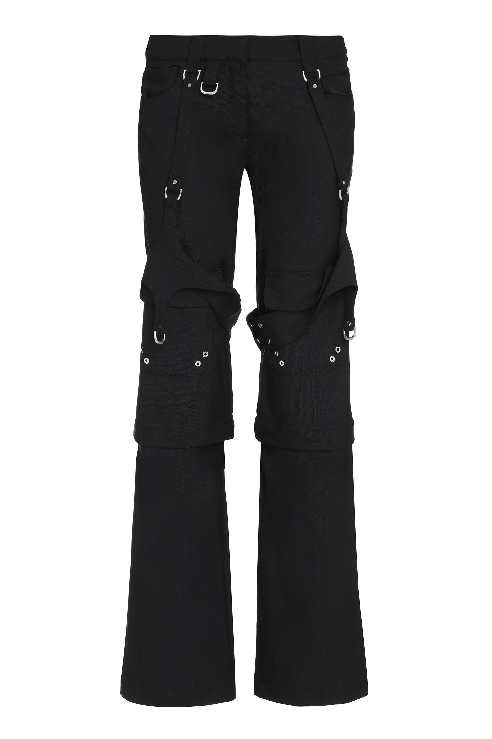Stretch Polyester Blend Cargo Pant