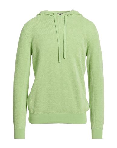 Man Sweater Green Size 38 Cotton, Linen