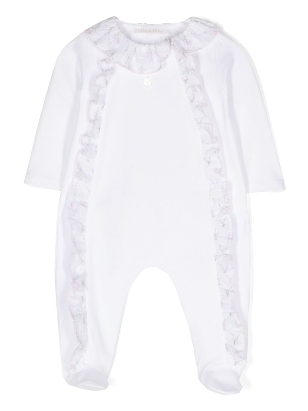 Ruffle-detail pyjamas - White