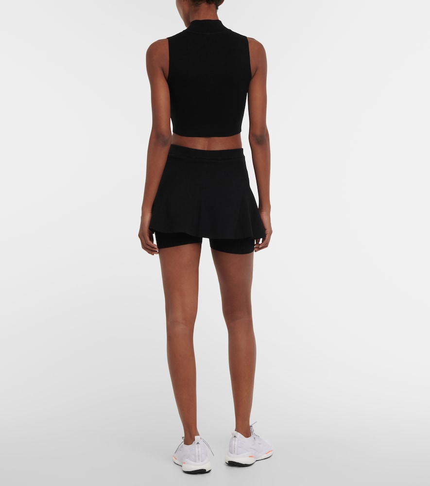 Live The Process Petra half-zip crop top