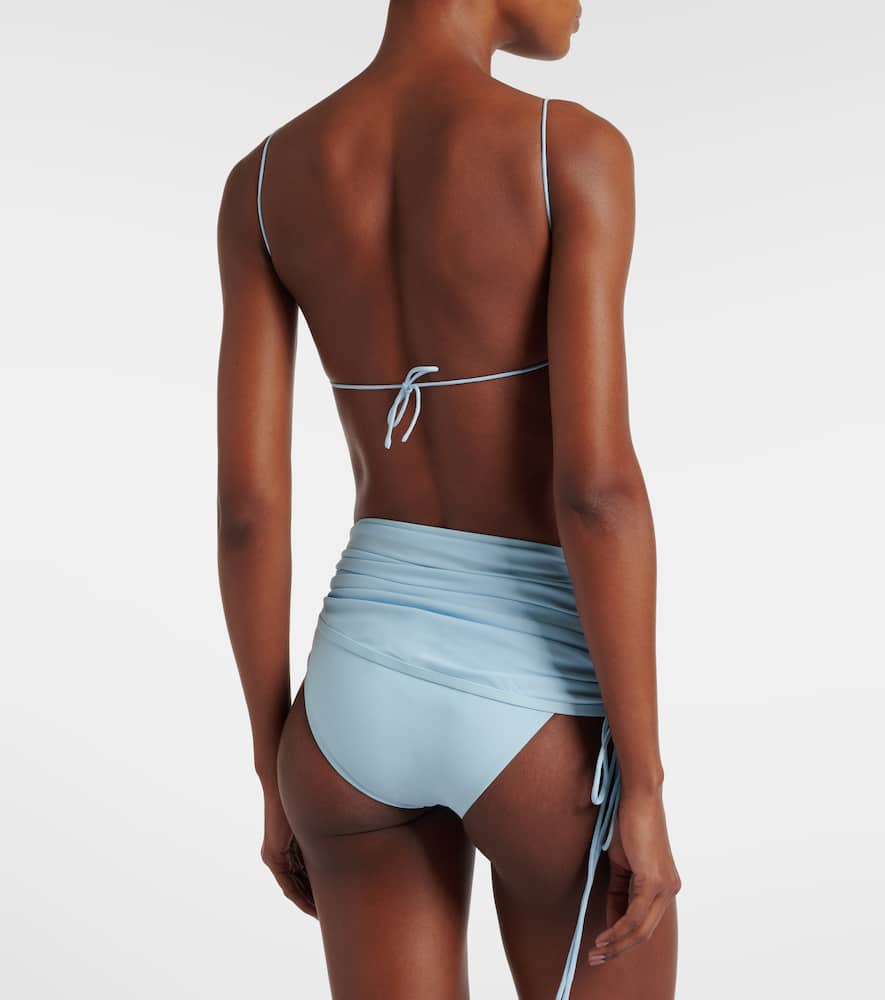 Orbit ruched bikini bottoms