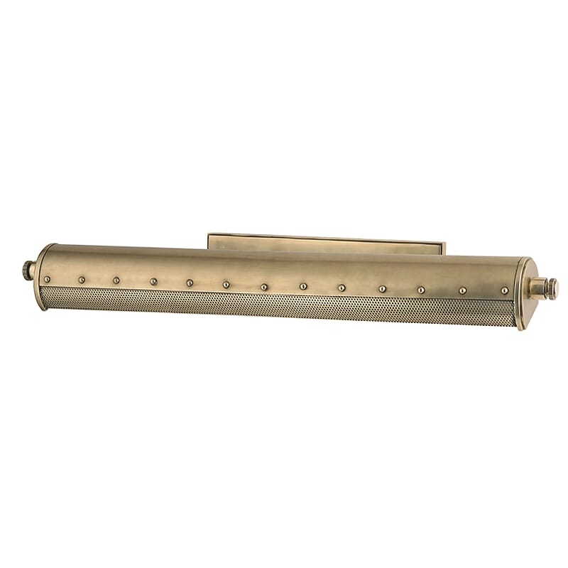 Gaines 3-Light 3" Picture Light in Aged Bra