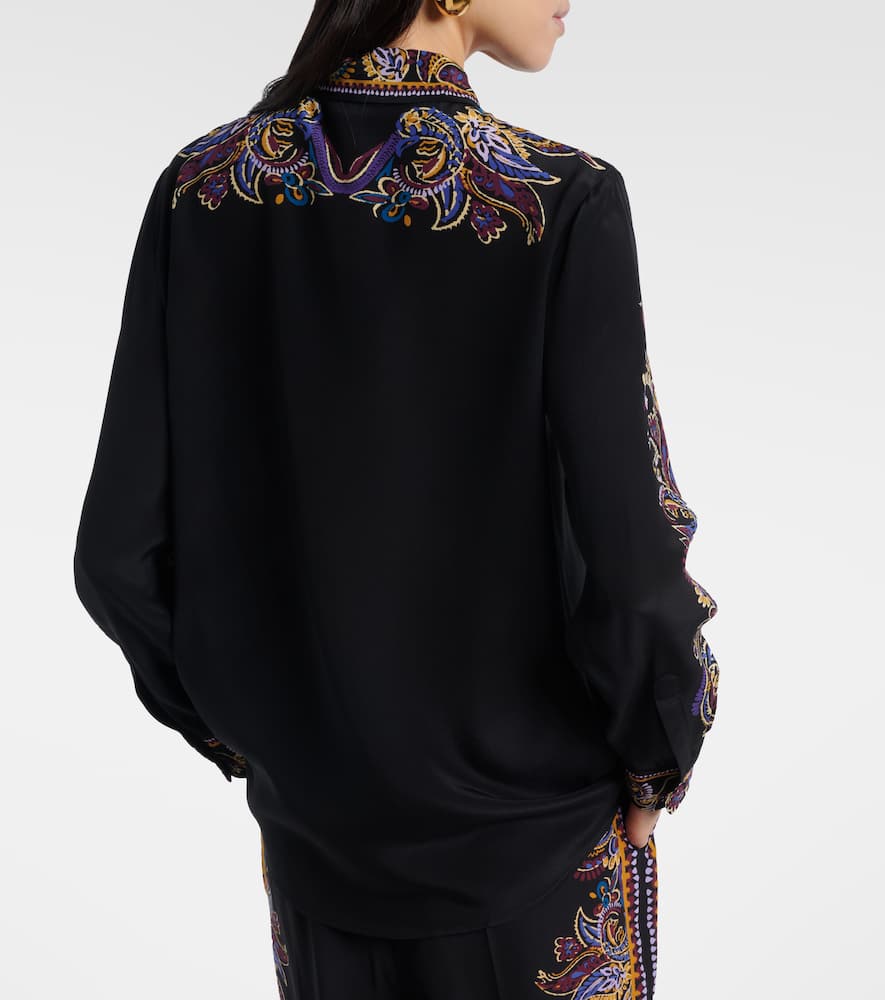 Paisley silk shirt