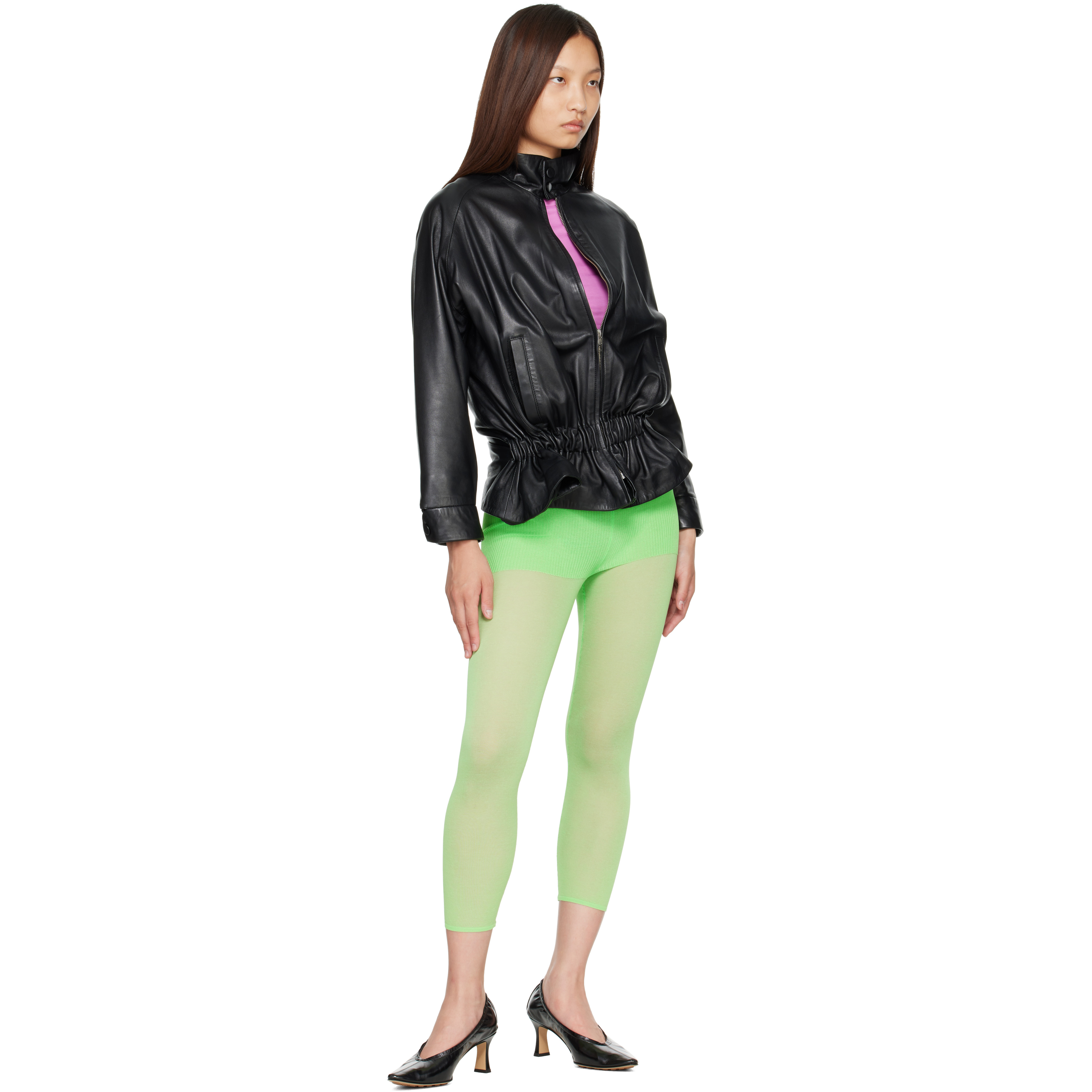 Green Meleta Leggings