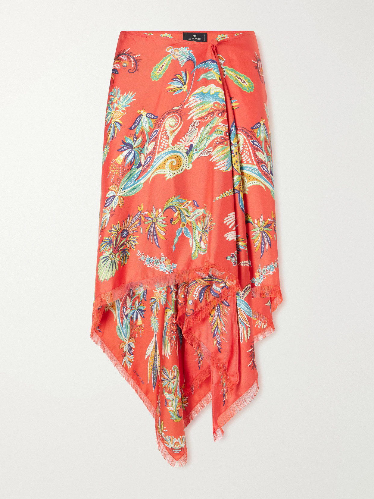 Frayed Printed Twill Pareo