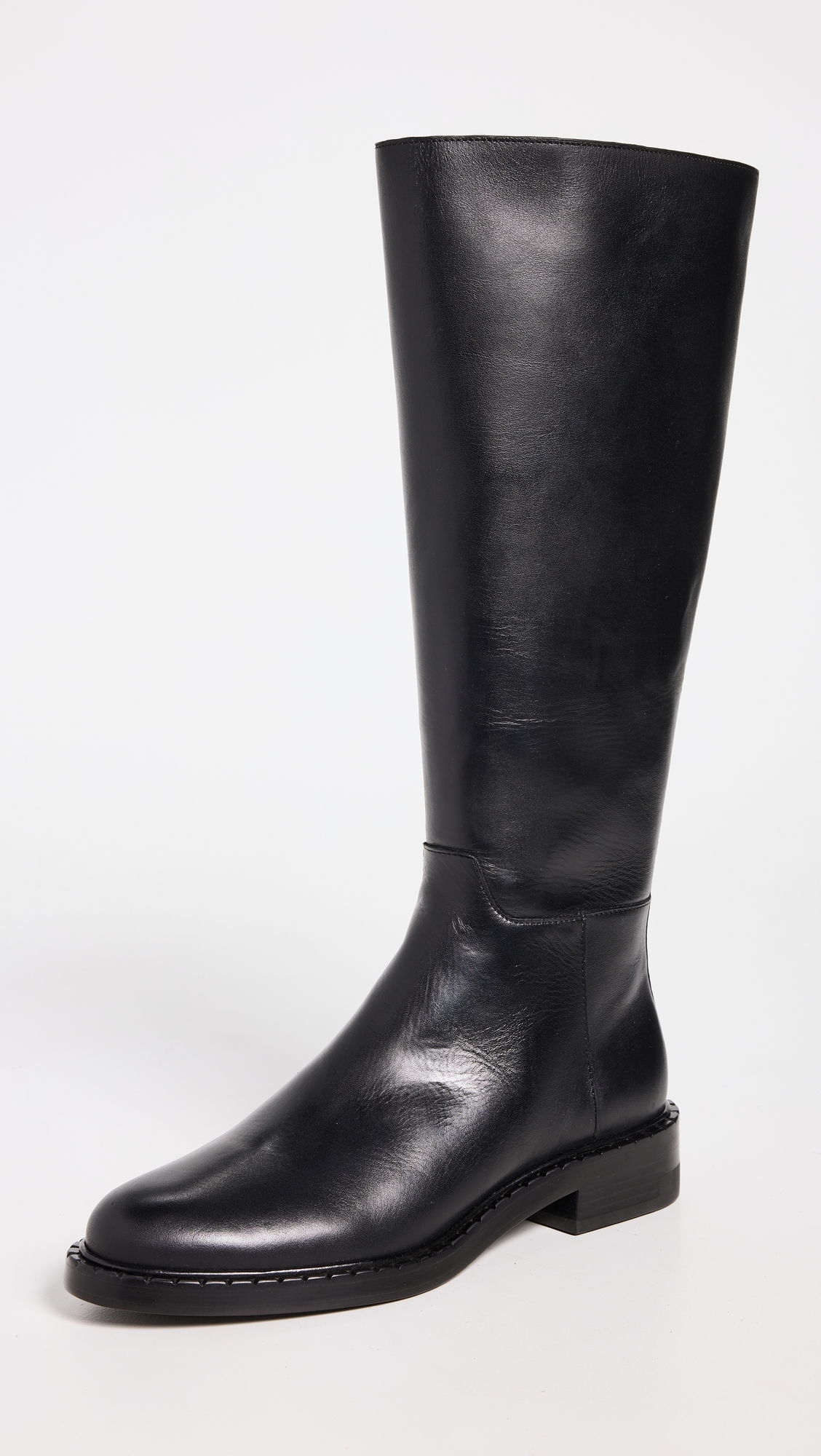 Nancy Knee Boots Black Leather
