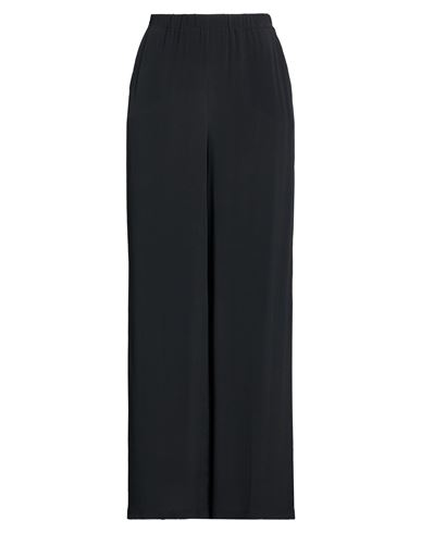Woman Pants Black Size 2 Acetate, Silk