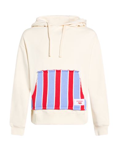 Man Sweatshirt Cream Size L Organic cotton