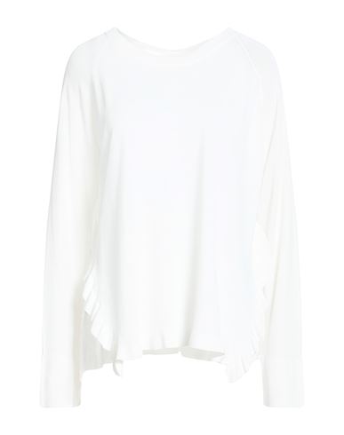 Day By Day Woman Sweater White Size M Viscose, Polyamide