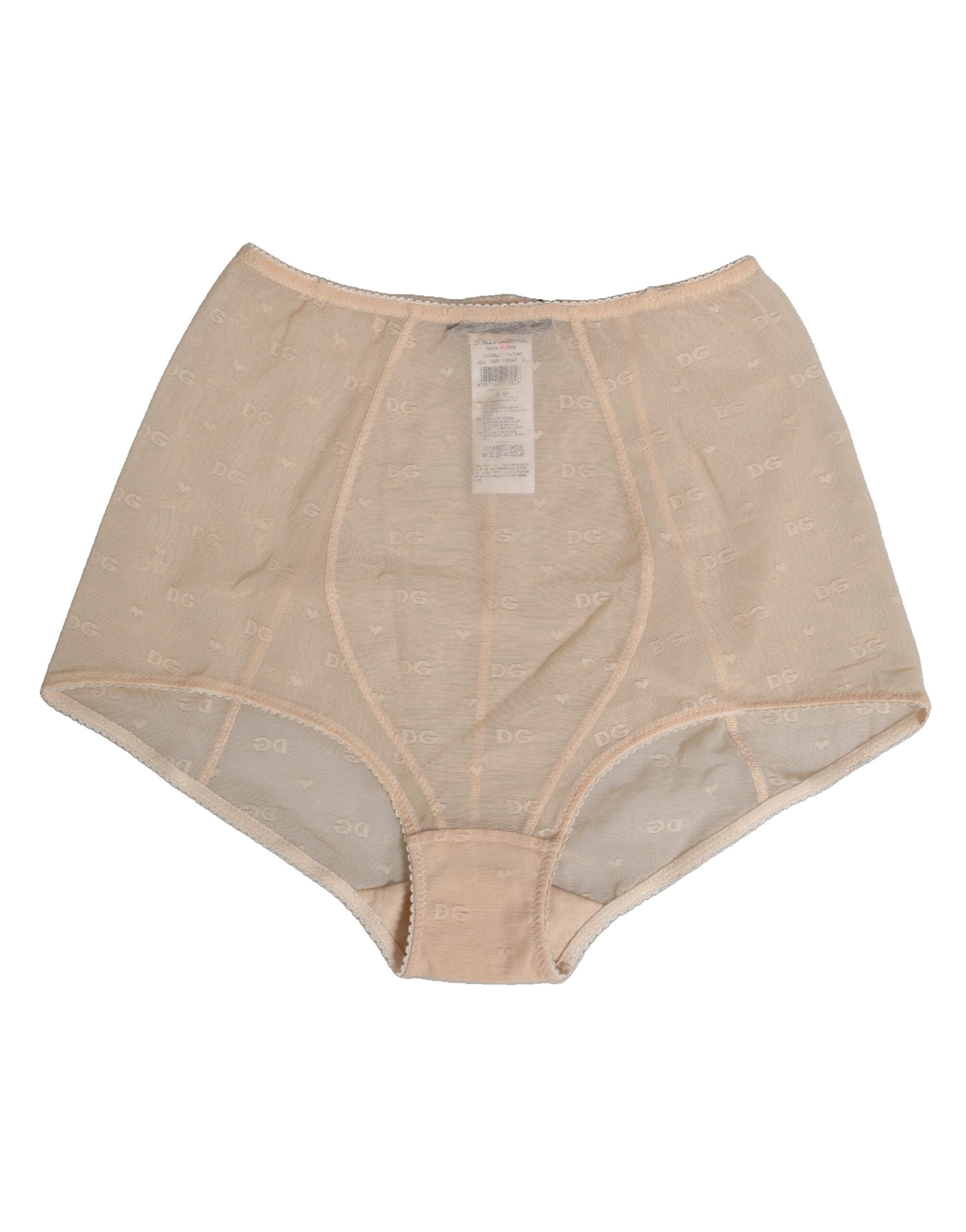 Nylon High-Waist Girdle Panty — Beige