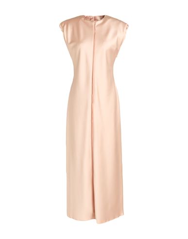 Woman Midi dress Apricot Size 6 Polyester, Elastane