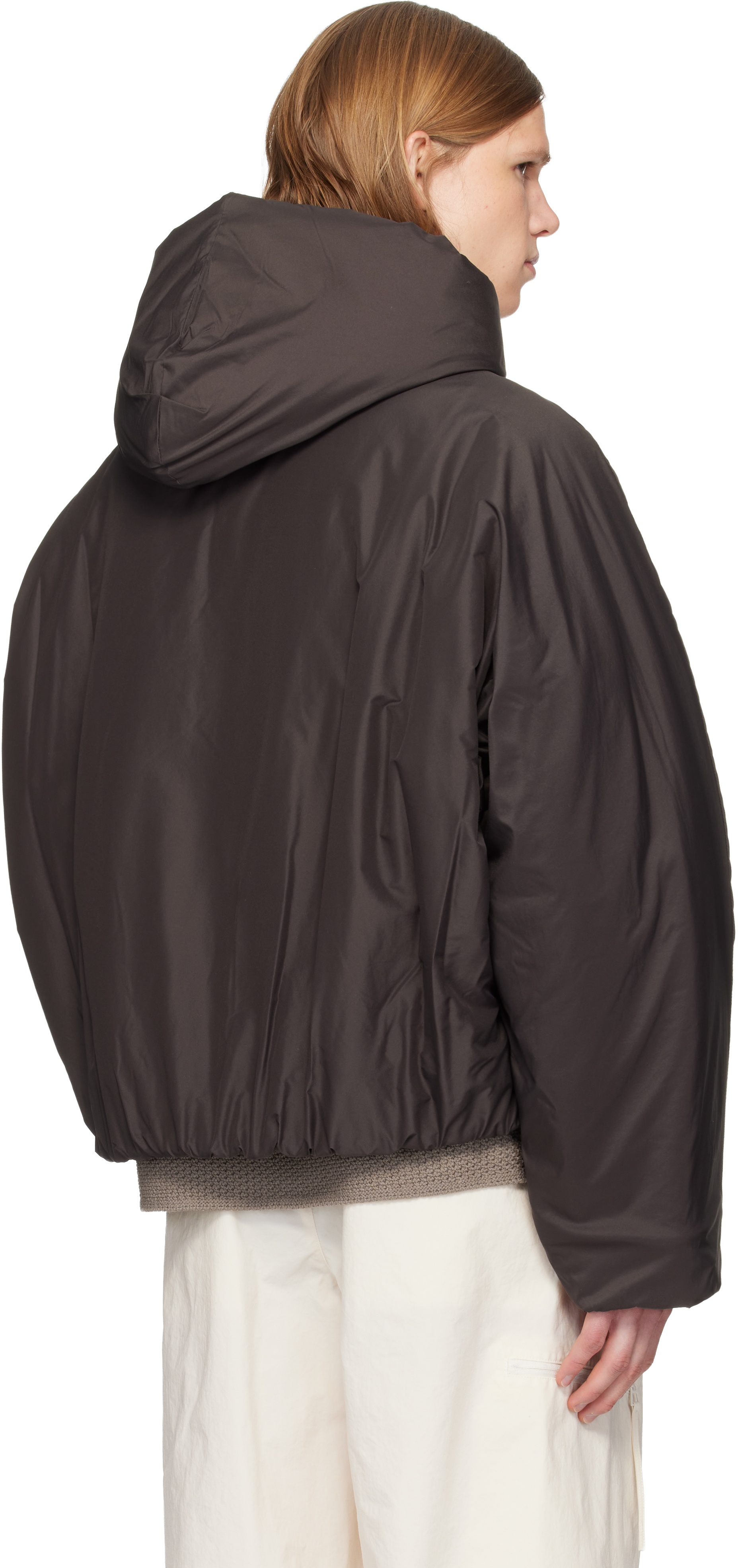 Brown Blouson Duvet Jacket