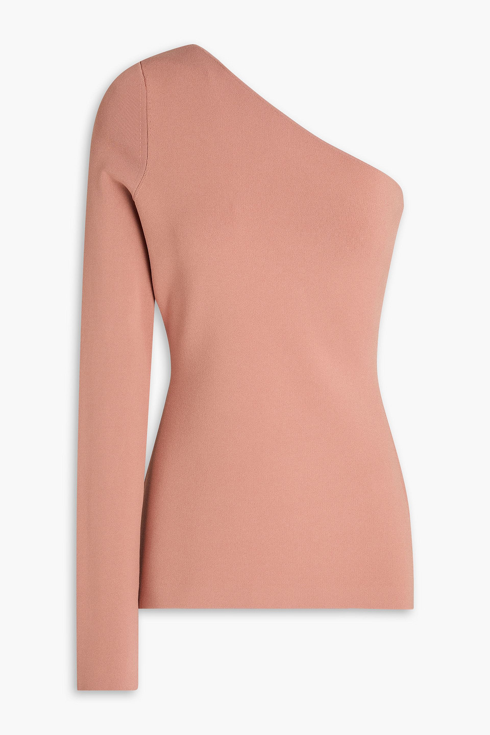 One-sleeve knitted top - Pink - 2