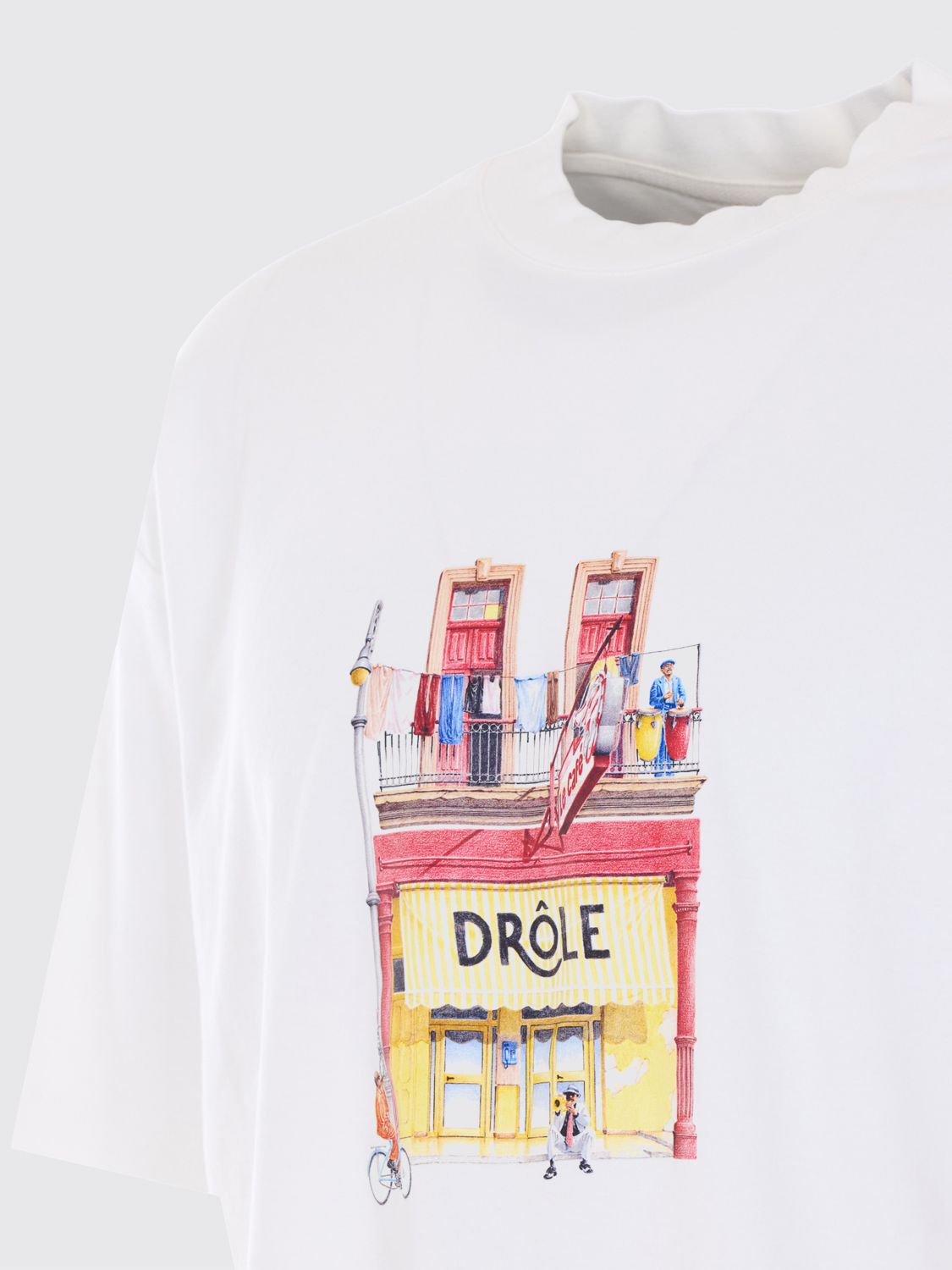 T-Shirt DRÔLE DE MONSIEUR Men color White