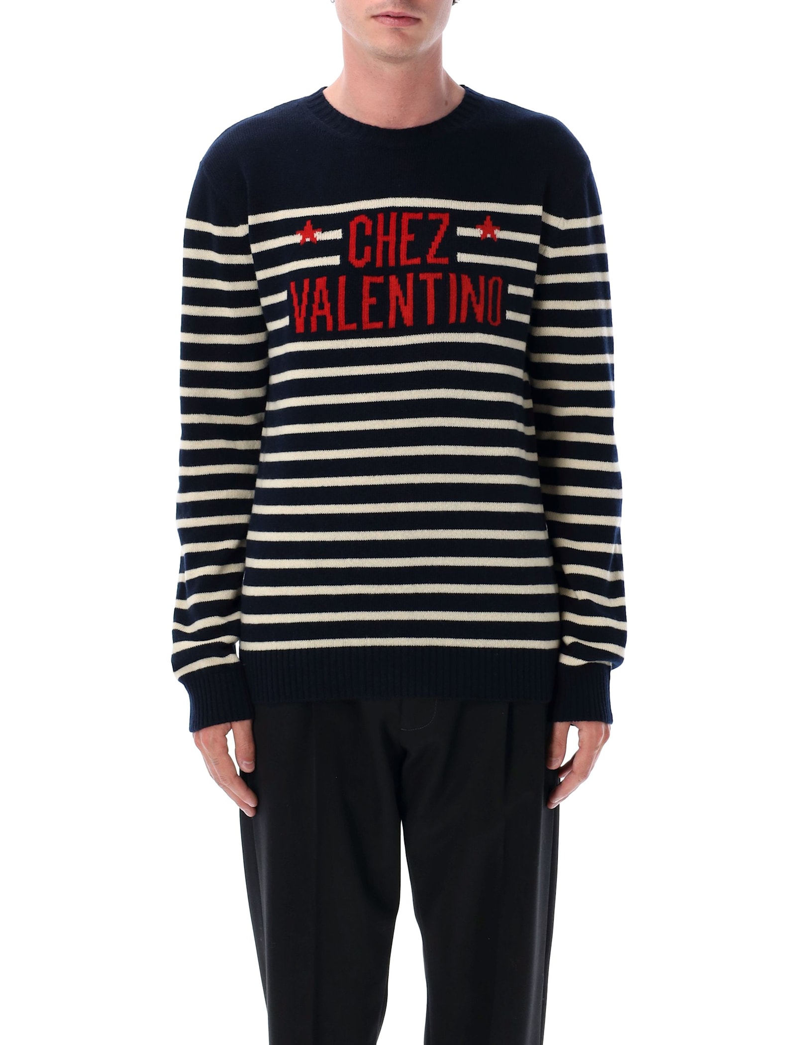 Blue Stripe Sweater