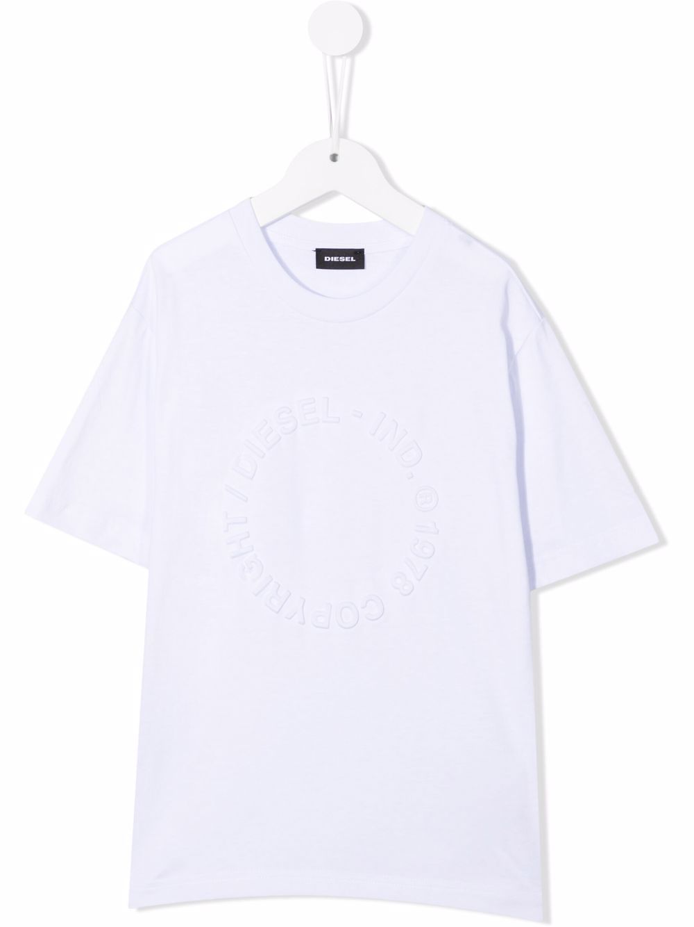 Embossed logo t-shirt - White