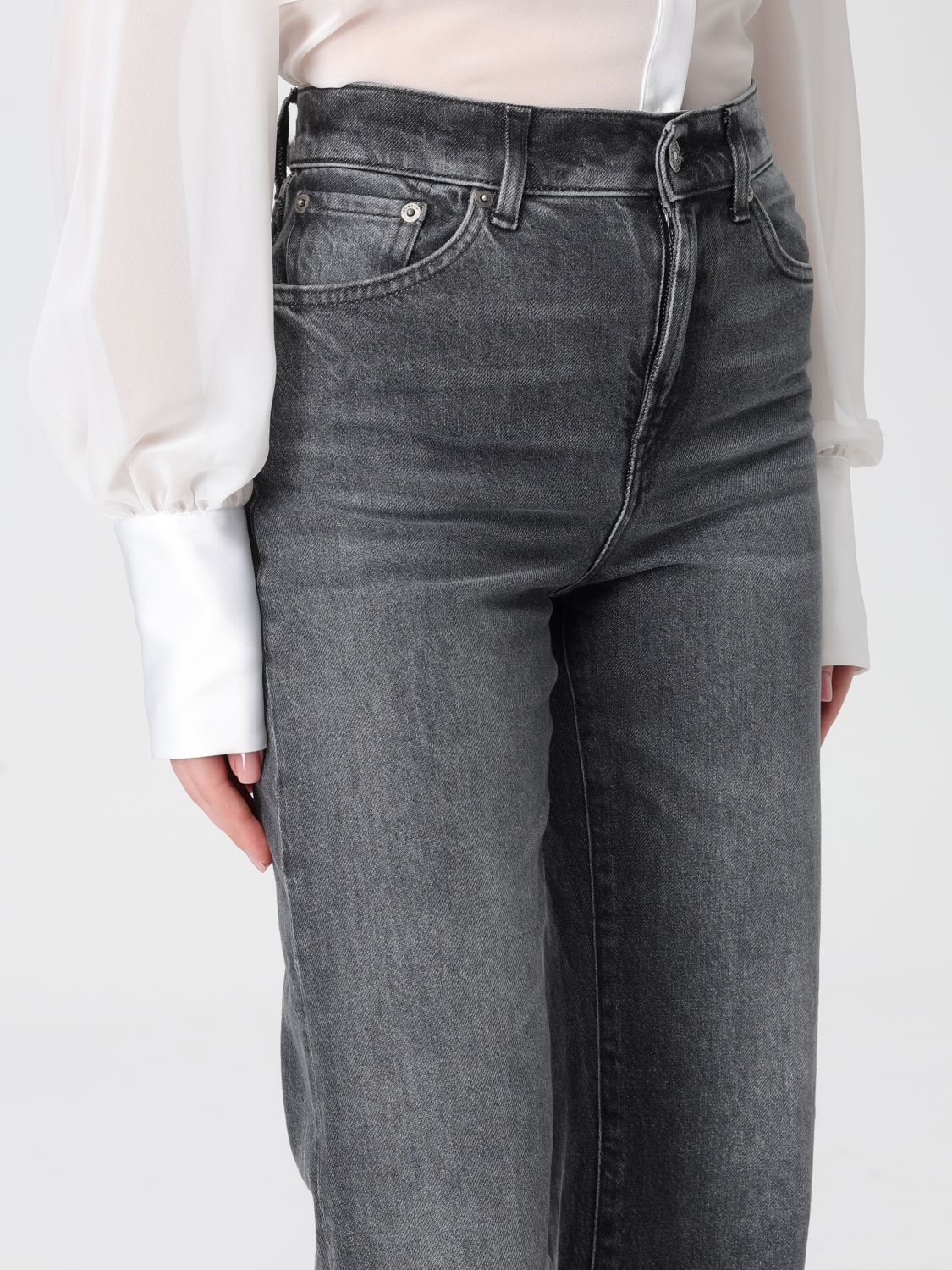 Jeans Woman color Black
