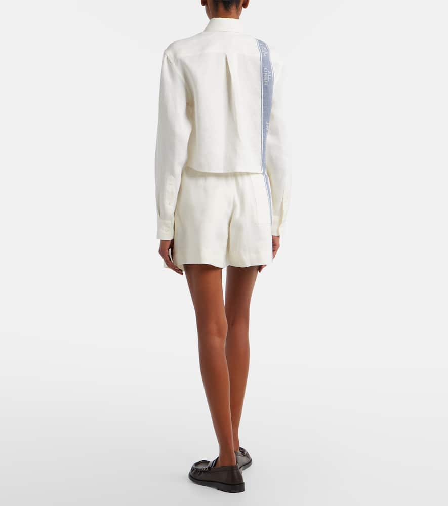 Linen shorts