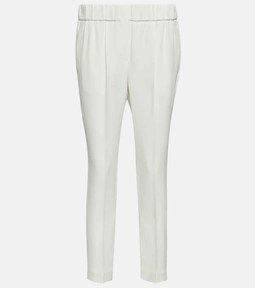 Tailored crêpe pants