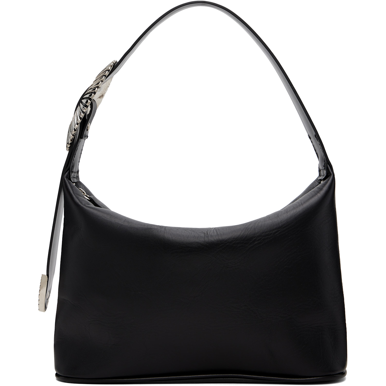 Black Leather Mini Bag