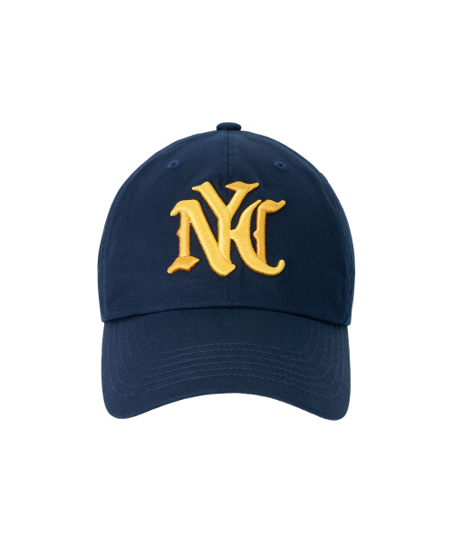 NYC EMBROIDERED BALL CAP NAVY