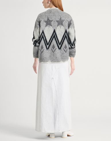 Woman Sweater Grey Size S Acrylic, Mohair wool, Polyamide, Viscose, Metal