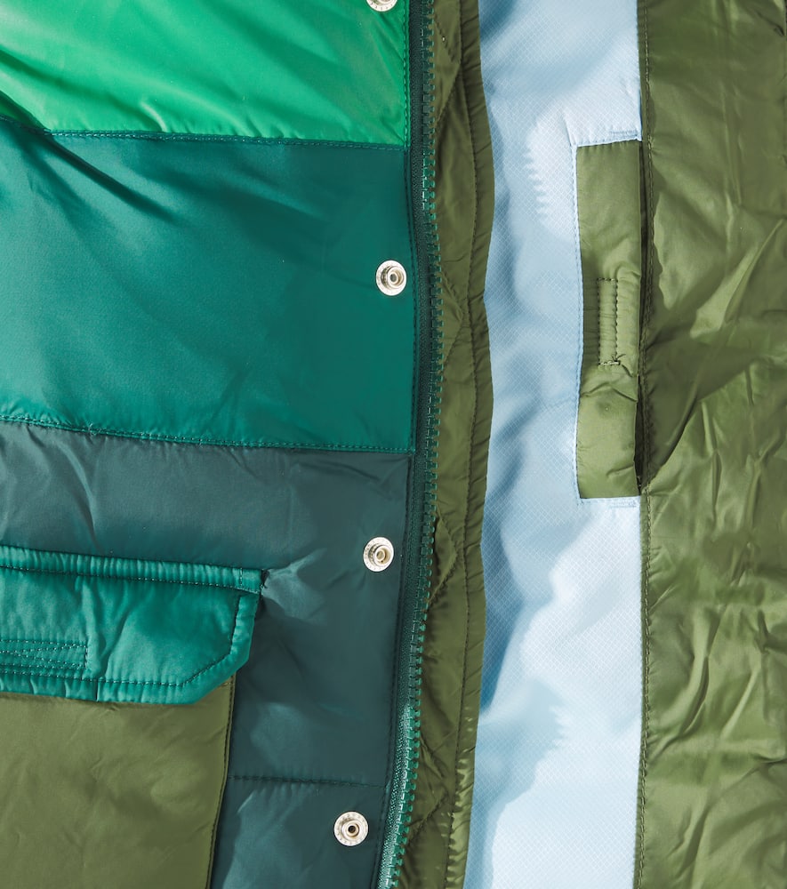 Scotch & Soda Kids Colorblocked puffer jacket