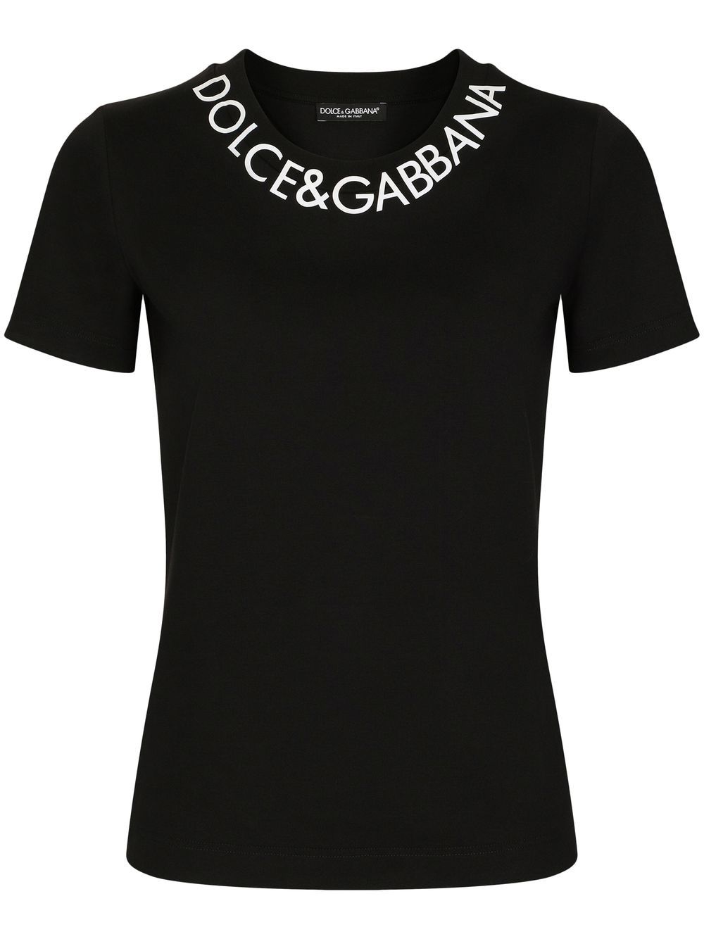 Logo-print short-sleeve T-shirt - Black