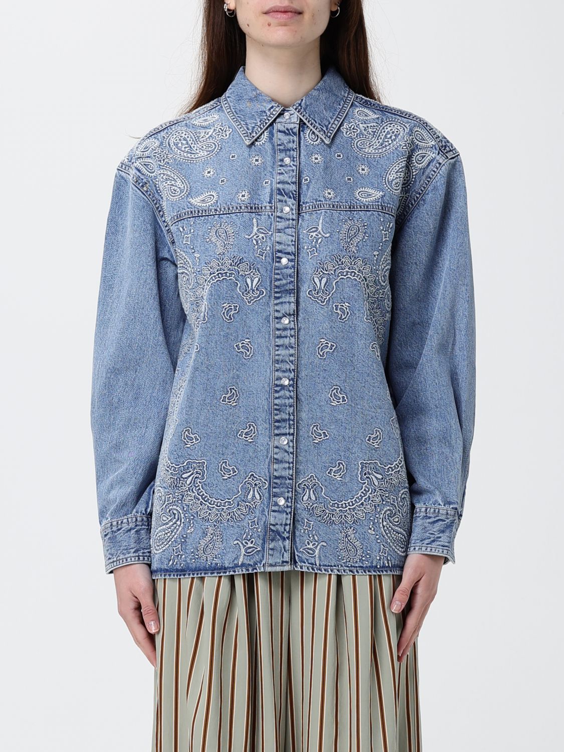 Jeans Woman color Denim
