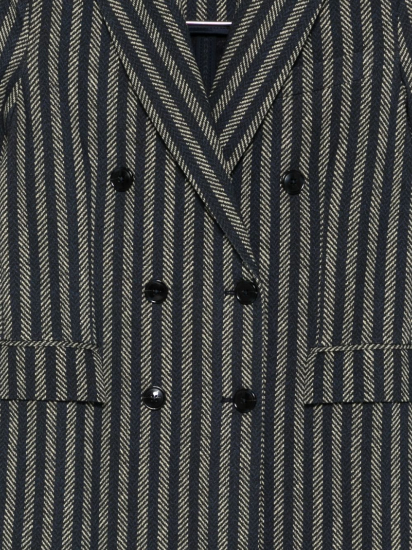 Cotton Double-Breasted Jacket