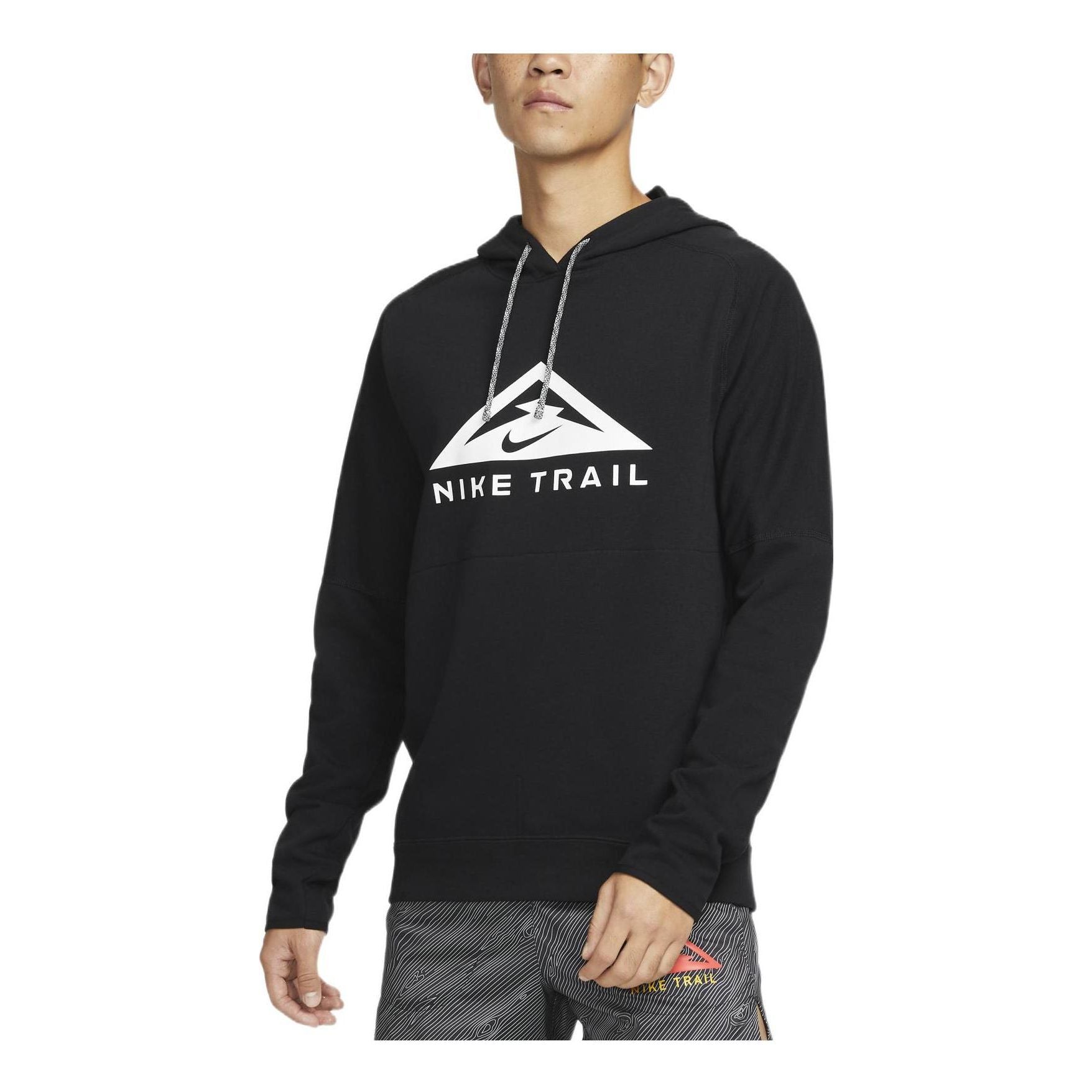 Dri-FIT Trail Pullover Trail Running Hoodie 'Black'