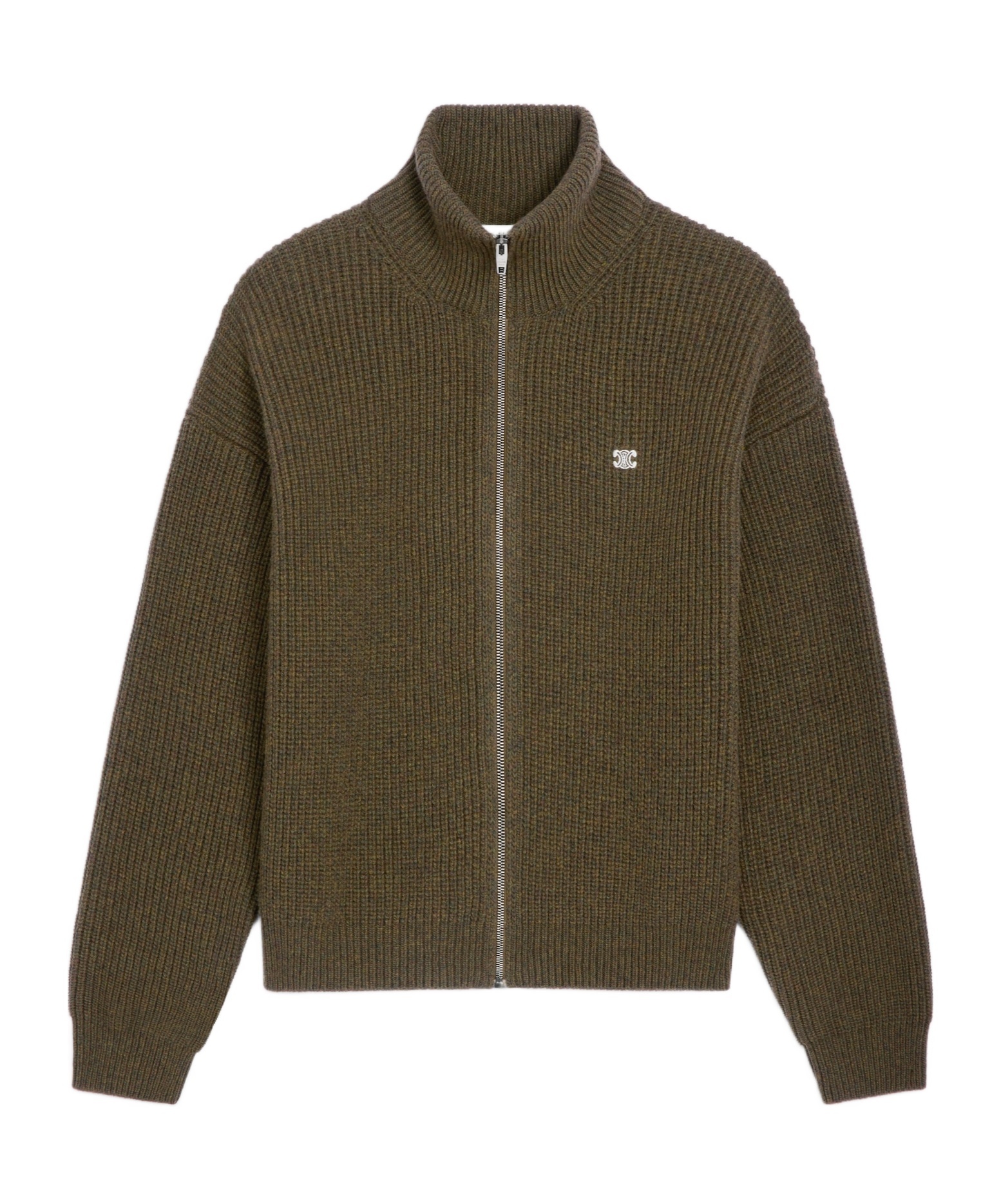 Triomphe trucker sweater IN ribbed wool