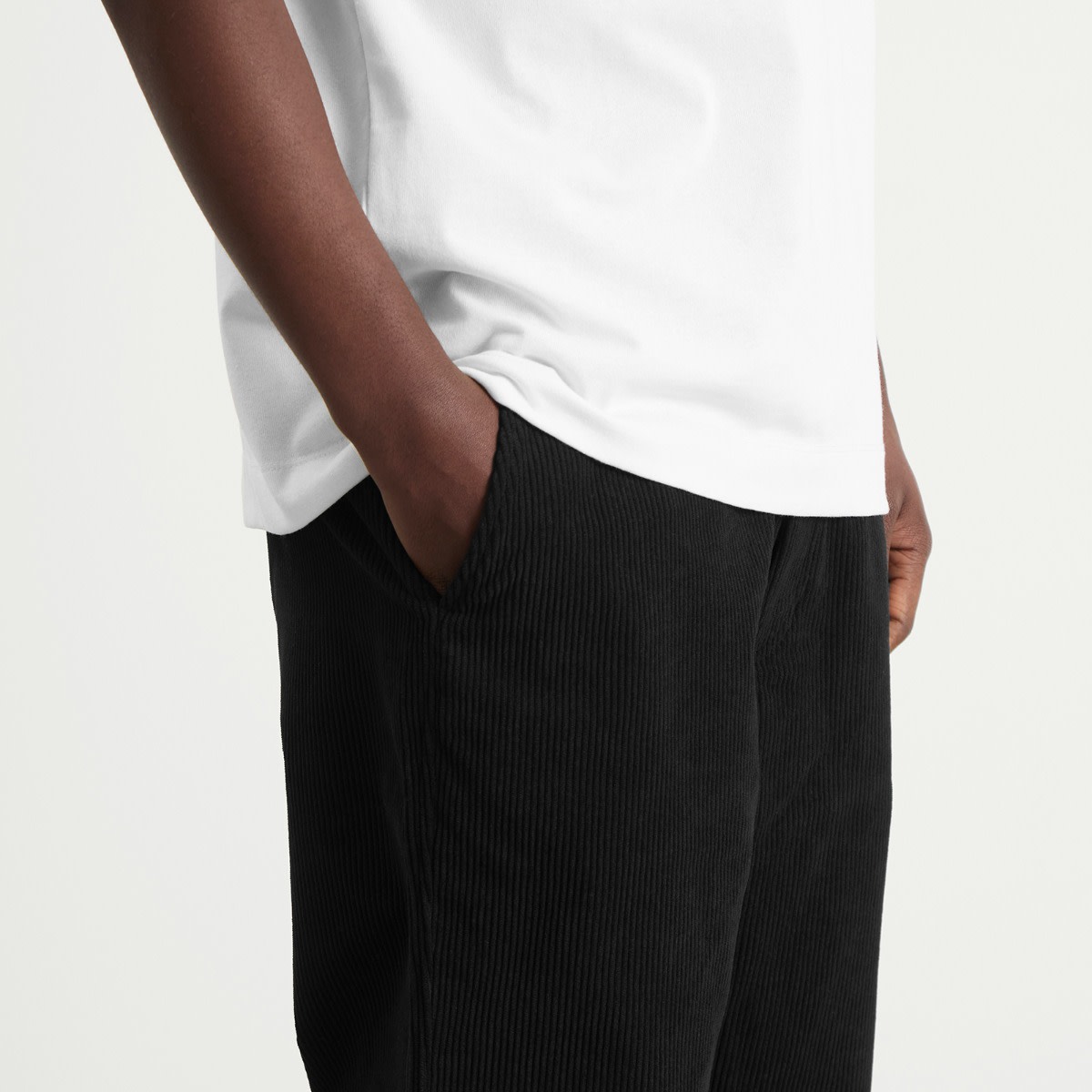 Men's Corduroy Climbing Trousers Black
