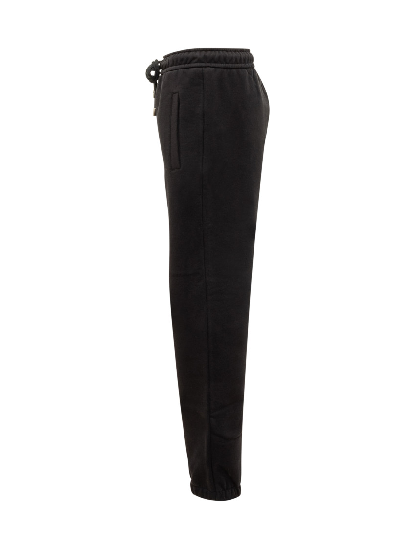 Black Tapered Joggers Pants