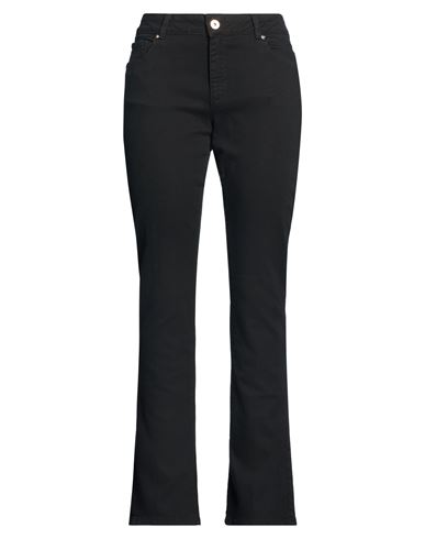 Woman Jeans Black Size 32 Cotton, Elastomultiester, Elastane