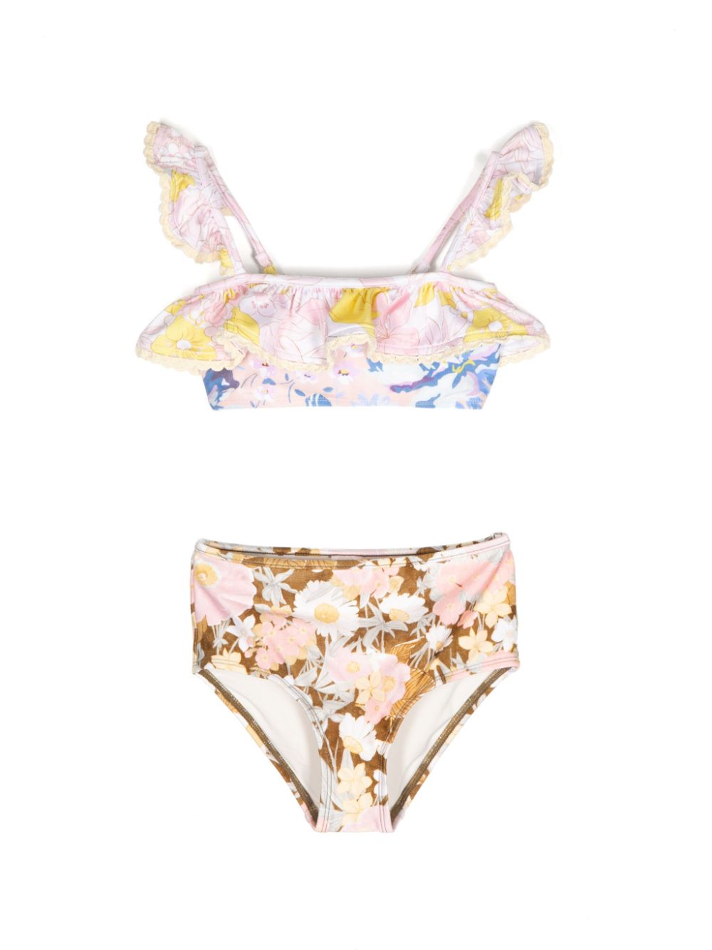 Pop ruffled bikini - Pink