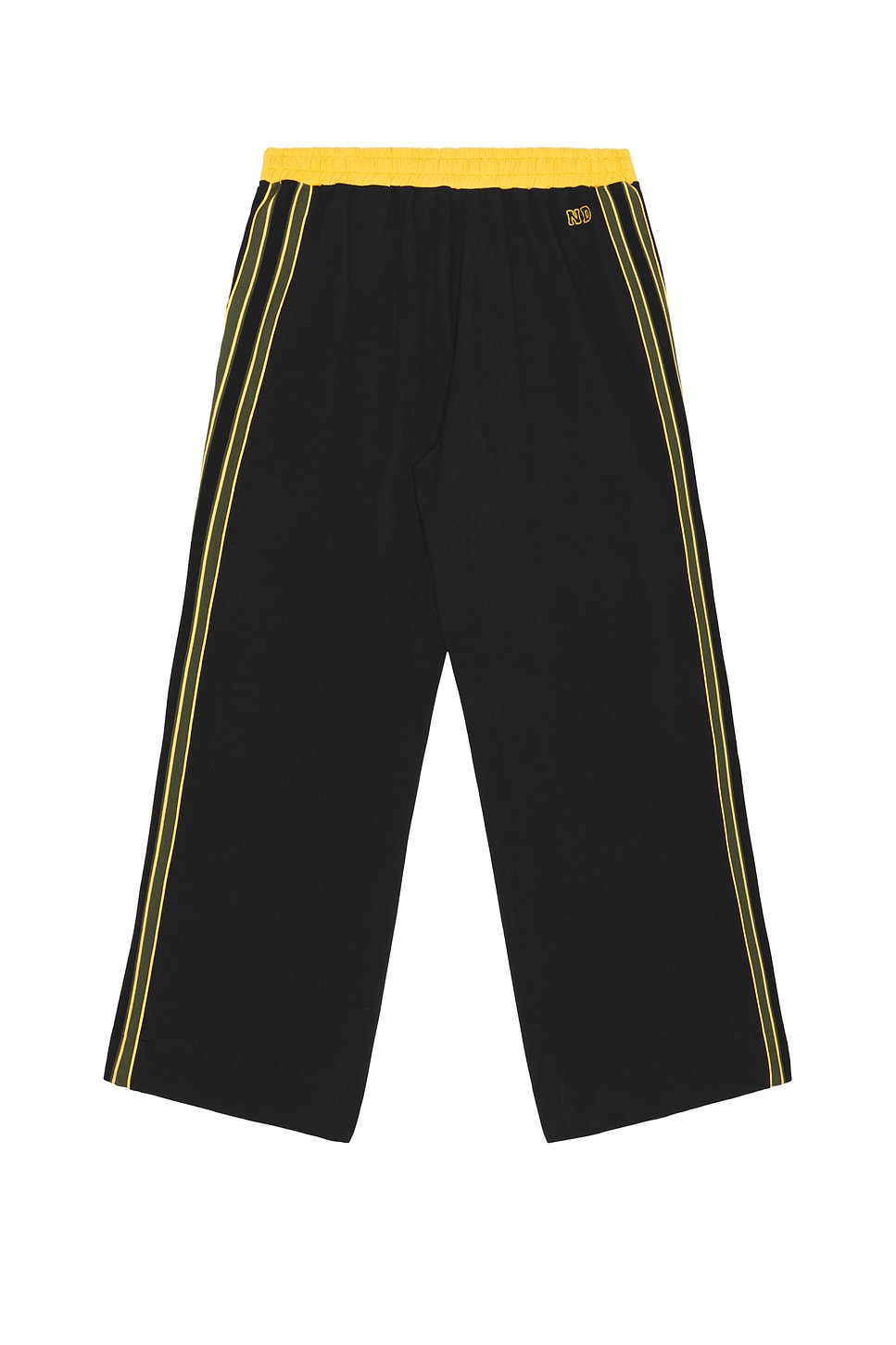Nicholas Daley Wide Leg Track Pant in Black - Black.  34 also in