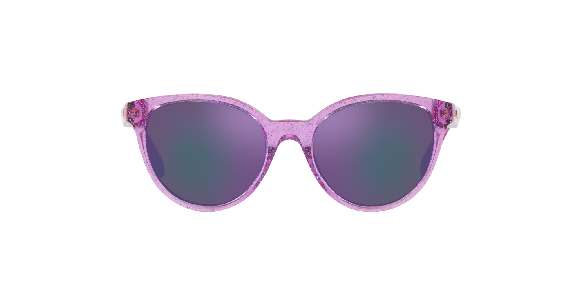 Versace Kid Versace VK4427U 53734V Sunglasses Acetate Violet Grey Pantos Mirrored Mirror