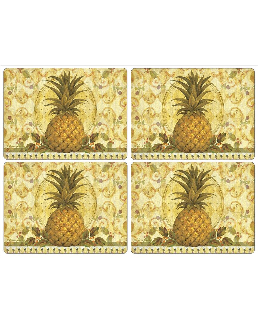 Pimpernel Golden Pineapple Set of 4 Placemats