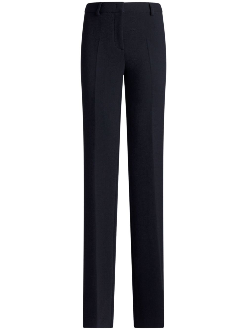 Long tapered-leg trousers - Blue