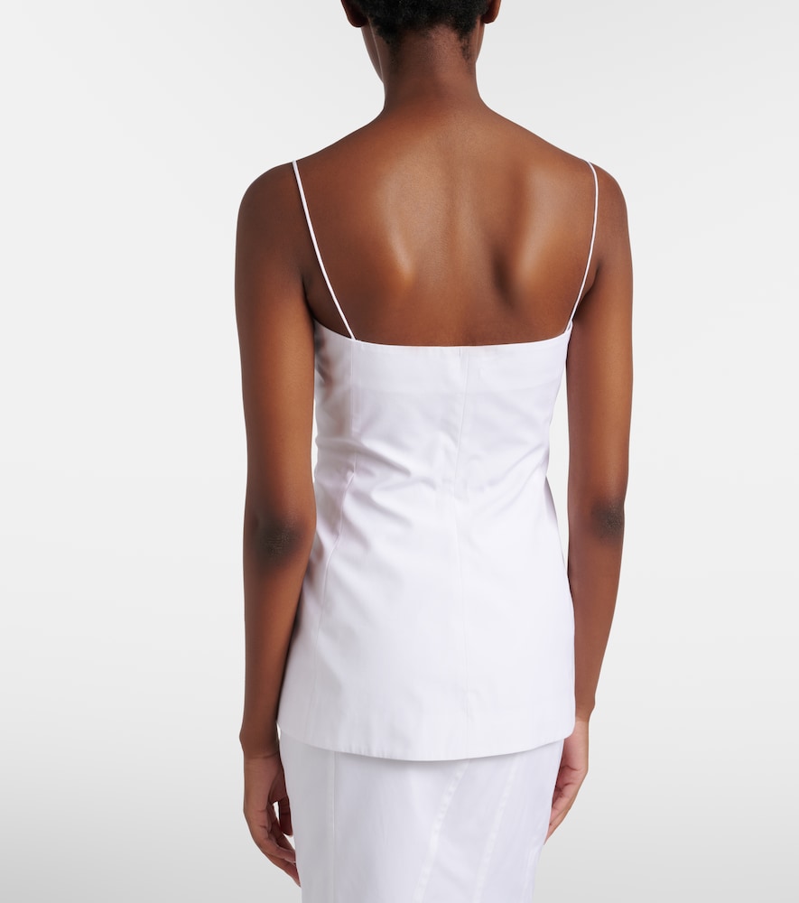 Eilwen cotton poplin top