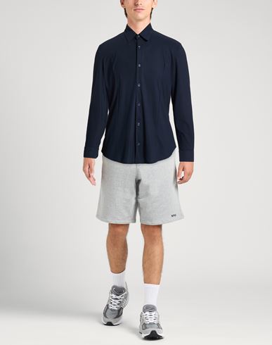 Man Shirt Midnight blue Size 15 ½ Polyamide, Elastane