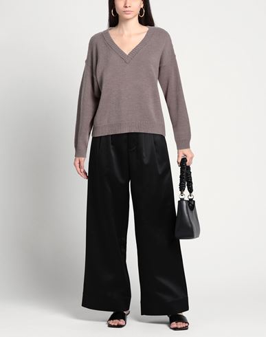 Woman Sweater Grey Size 8 Merino Wool
