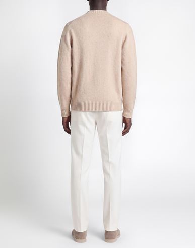 Man Sweater Beige Size 44 Wool