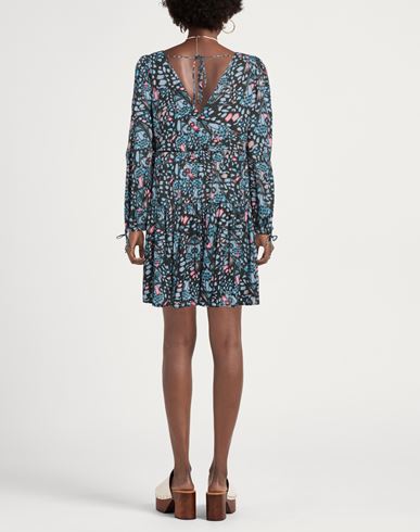 Replay Woman Mini dress Black Size S Polyester, Elastane