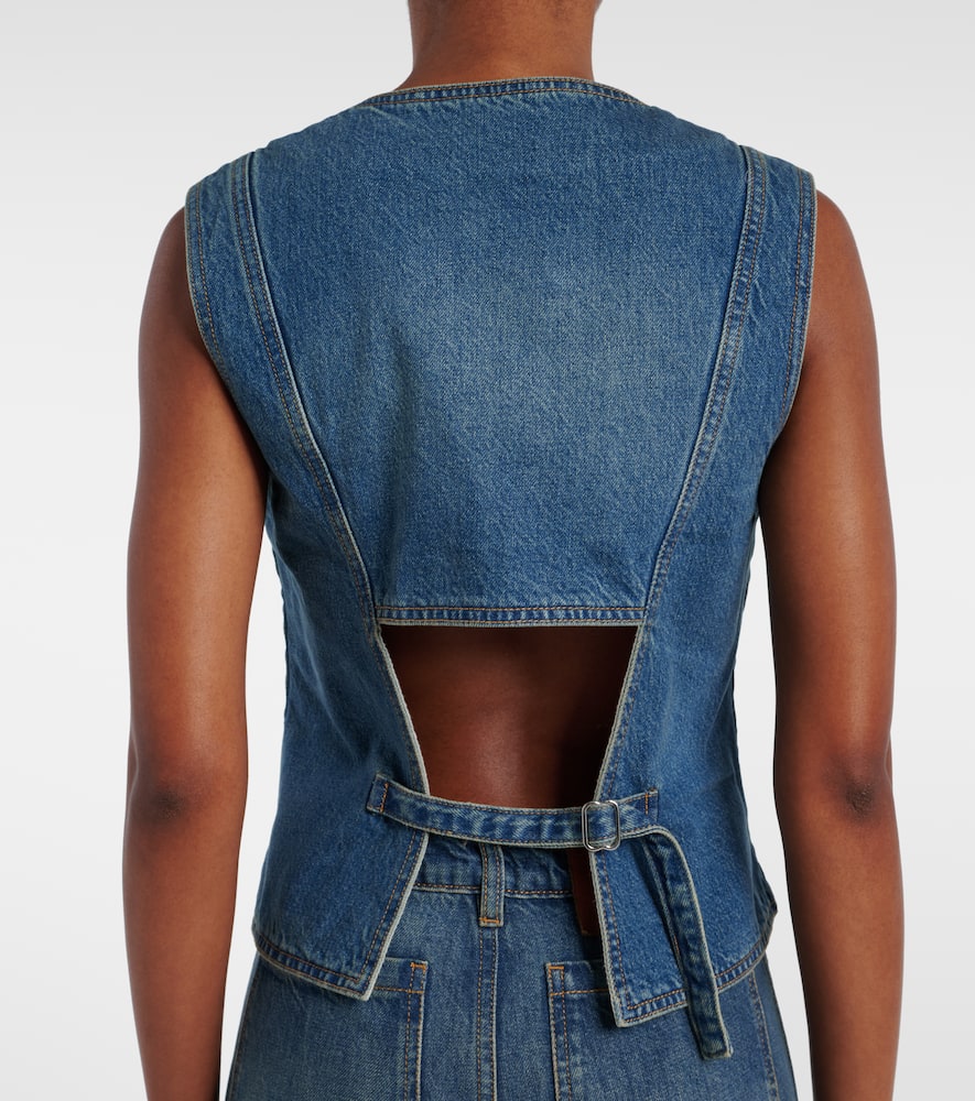 Denim vest