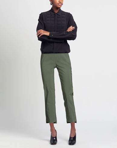 Woman Pants Military green Size XS Viscose, Polyamide, Elastane